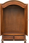 MOBILI-2G---ARMADIO-ARTE-POVERA-2-PORTE-GENDARME-IN-LEGNO-TINTA-NOCE-125x60x200