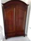 MOBILI-2G---ARMADIO-ARTE-POVERA-2-PORTE-GENDARME-IN-LEGNO-TINTA-NOCE-125x60x200