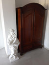 MOBILI-2G---ARMADIO-ARTE-POVERA-2-PORTE-GENDARME-IN-LEGNO-TINTA-NOCE-125x60x200