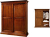 MOBILI-2G---Armadio-arte-povera-in-legno-2-ante-scorrevoli-Cappello-dritto-183x67x214