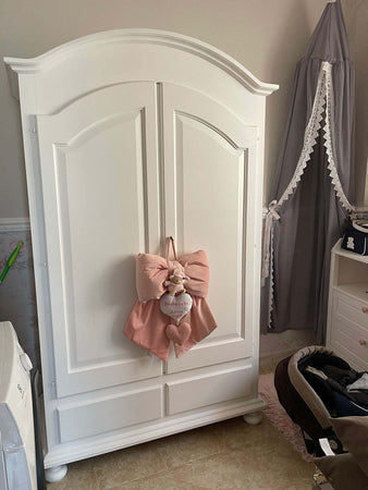 MOBILI-2G---ARMADIO-CAPPELLO-TONDO-BIANCO-OPACO-SHABBY-125x60x200