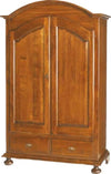 MOBILI-2G---Armadio-Classico-2-Ante-legno-gendarme-Elite-125X61X200