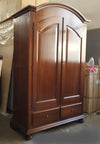 MOBILI-2G---Armadio-Classico-2-Ante-legno-gendarme-Elite-125X61X200