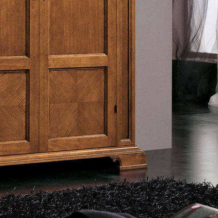 MOBILI-2G---Armadio-classico-2-porte-2-cassetti-Legno-bassano-143x56x210