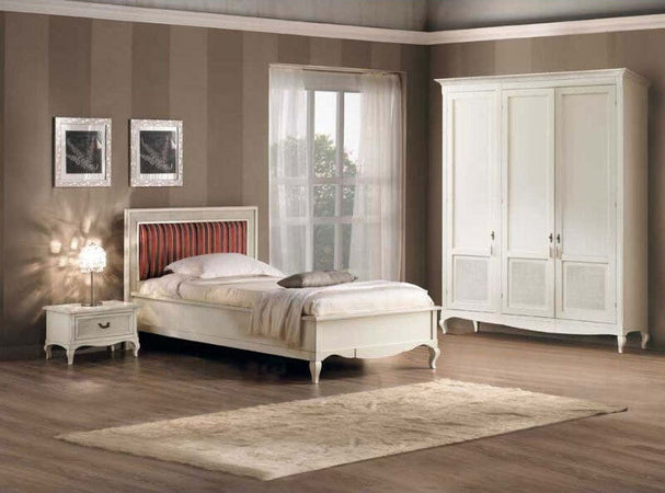 MOBILI-2G---Armadio-classico-3-porte-paglia-di-vienna-Legno-bianco-shabby-190x62x220