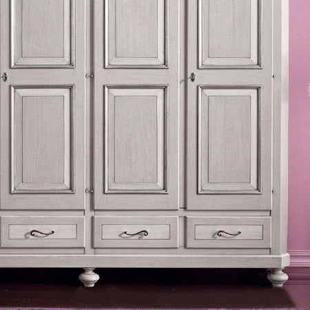 MOBILI-2G---ARMADIO-CLASSICO-4-PORTE-LEGNO-TORTORA-GRIGIO-193x63X217