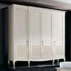 MOBILI-2G---Armadio-classico-4-porte-paglia-di-vienna-Legno-bianco-shabby-286x65x255