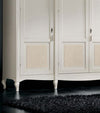 MOBILI-2G---Armadio-classico-4-porte-paglia-di-vienna-Legno-bianco-shabby-286x65x255