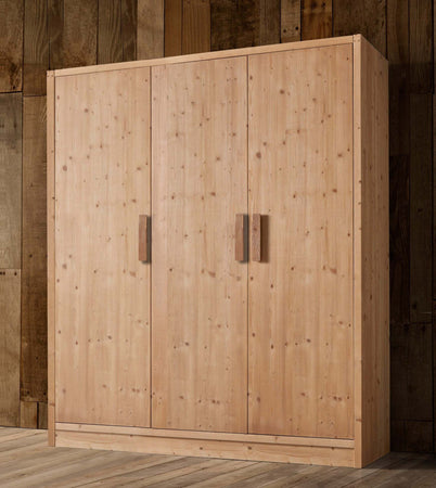 MOBILI-2G---ARMADIO-CORTINA-3-ANTE-IN-LEGNO-MASSELLO-DI-ABETE-180X55X220