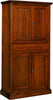 MOBILI-2G---ARMADIO-DISPENSA-4-PORTE-ARTE-POVERA-IN-LEGNO-TINTA-NOCE-80x40x150