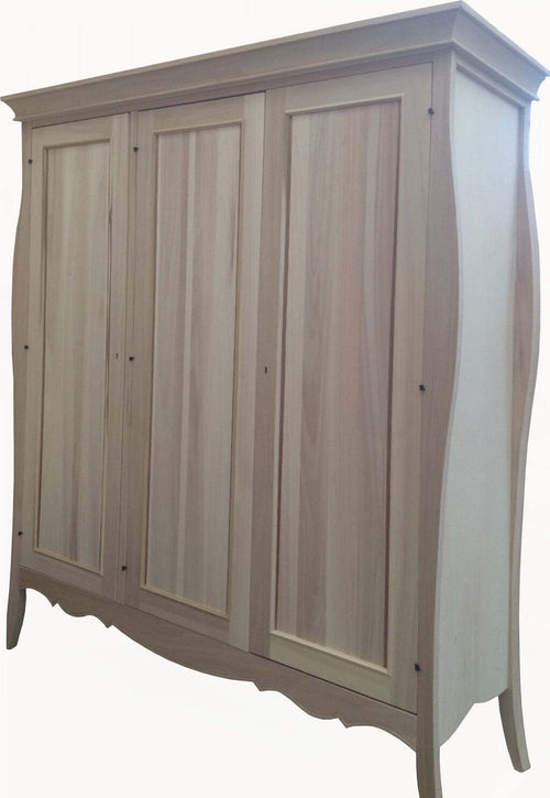 MOBILI-2G---ARMADIO-IN-LEGNO-SAGOMATO-3-PORTE-GREZZO-L.182-P.64-H.212