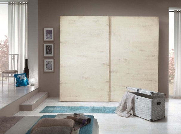 MOBILI-2G---Armadio-moderno-2-ante-scorrevoli-legno-bianco-pattinato-282X61X246