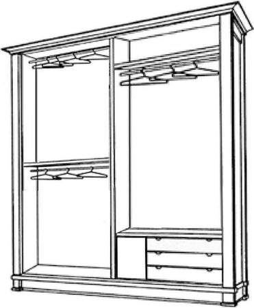 MOBILI-2G---ARMADIO-SHABBY-2-ANTE-SCORREVOLI-IN-LEGNO-MASSELLO-AVORIO-L.280-P.65-H.250