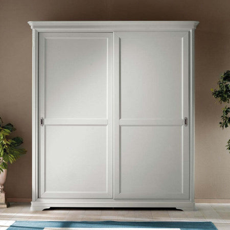 MOBILI-2G---ARMADIO-SHABBY-2-ANTE-SCORREVOLI-IN-LEGNO-MASSELLO-BIANCO-L.200-P.67-H.220