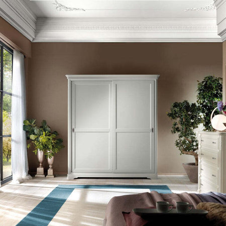 MOBILI-2G---ARMADIO-SHABBY-2-ANTE-SCORREVOLI-IN-LEGNO-MASSELLO-BIANCO-L.200-P.67-H.220