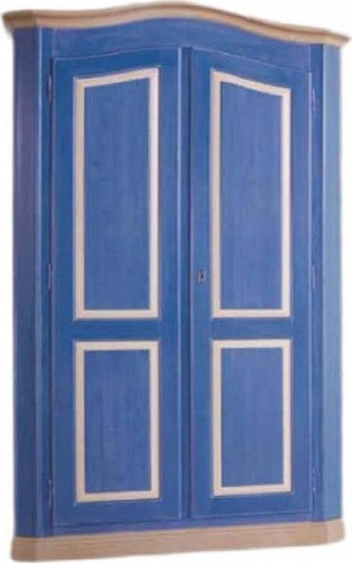 MOBILI-2G---Armadio-shabby-2-porte-in-legno-blu-e-miele-131x63x214