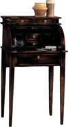 MOBILI-2G---Bureau-5-cassetti-in-legno-noce-consumato-shabby-55X41x100