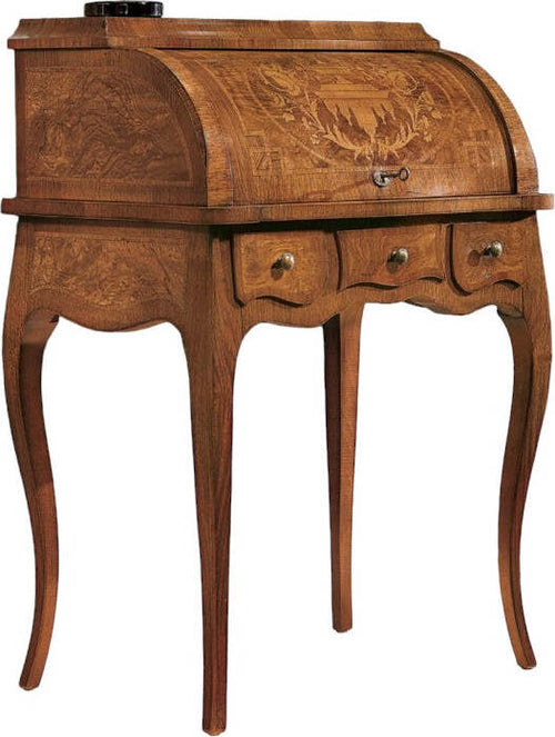MOBILI-2G---Bureau-6-cassetti-in-legno-intarsiato-bassano-72X50x102