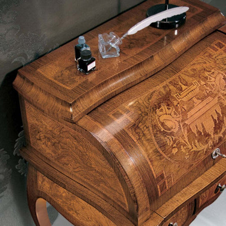 MOBILI-2G---Bureau-6-cassetti-in-legno-intarsiato-bassano-72X50x102