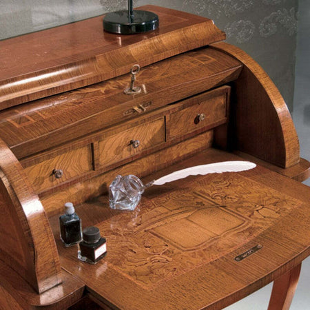 MOBILI-2G---Bureau-6-cassetti-in-legno-intarsiato-bassano-72X50x102