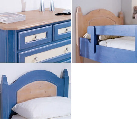 MOBILI-2G---CAMERETTA-DA-LETTO-A-CASTELLO-LEGNO-MASSELLO-COLORE-BLU