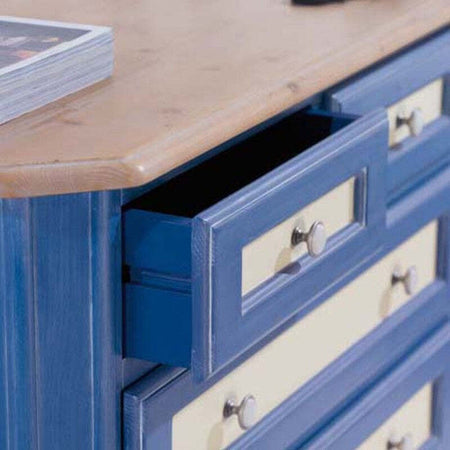MOBILI-2G---CAMERETTA-DA-LETTO-A-CASTELLO-LEGNO-MASSELLO-COLORE-BLU