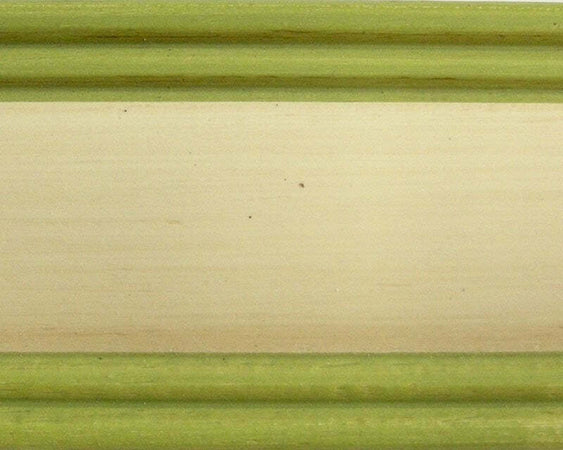 MOBILI-2G---Cassapanca-in-legno-arte-avorio-con-profilo-verde-L.100-x-P.44-H.51