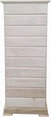 MOBILI-2G---CASSETTIERA-10-CASSETTI-IN-LEGNO-GREZZA-L.58-P.41-H.145