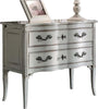 MOBILI-2G---Cassettiera-2-cassetti-Legno-bianco-Shabby-chic-92x44x79