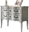 MOBILI-2G---Cassettiera-2-cassetti-Legno-bianco-Shabby-chic-92x44x79