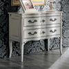 MOBILI-2G---Cassettiera-2-cassetti-Legno-bianco-Shabby-chic-92x44x79