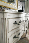 MOBILI-2G---Cassettiera-2-cassetti-Legno-bianco-Shabby-chic-92x44x79