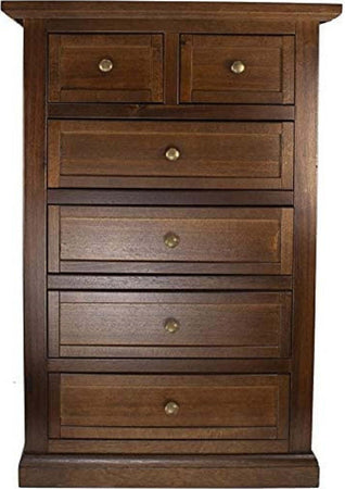 MOBILI-2G---Cassettiera-6-cassetti-in-legno-arte-povera-tinta-noce-63x37X98