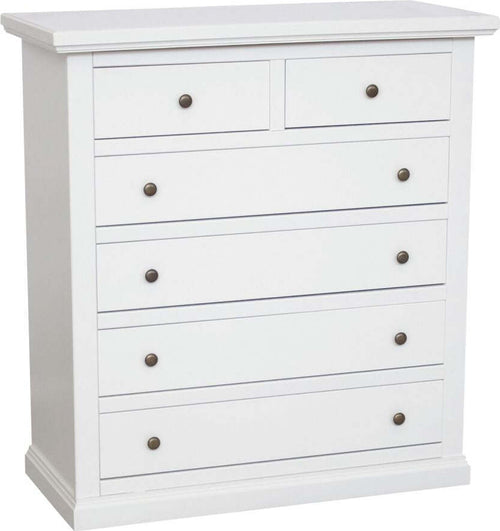 MOBILI-2G---Cassettiera-6-cassetti-in-legno-shabby-bianco-86x40X96