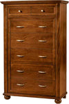 MOBILI-2G---CASSETTIERA-7-CASSETTI-ARTE-POVERA-IN-LEGNO-TINTA-NOCE-MISURA-L.97-P.44-H.152