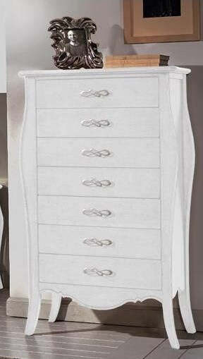 MOBILI-2G---Cassettiera-7-cassetti-in-legno-shabby-bianco-L.80-x-P.47-H.138