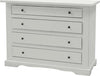 MOBILI-2G---Cassettiera-classica-4-cassetti-legno-bianco-shabby-115x50x90