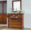 MOBILI-2G---Cassettiera-classica-4-cassetti-ribalta-legno-tinta-noce-126x55x117