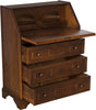 MOBILI-2G---Cassettiera-classica-5-cassetti-con-ribalta-legno-tinta-noce-scuro-66x38X80