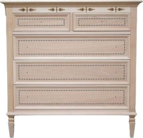 MOBILI-2G---CASSETTIERA-CLASSICA-5-CASSETTI-LEGNO-GREZZO-L.100-P.41-H.100