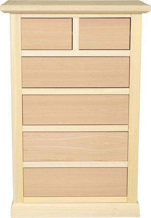 MOBILI-2G---Cassettiera-classica-6-cassetti-In-Legno-grezzo-63x37x93