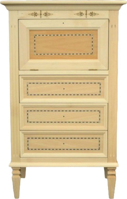 MOBILI-2G---CASSETTIERA-CLASSICA-IN-LEGNO-GREZZO-3-CASSETTI-E-RIBALTA-60X41X100