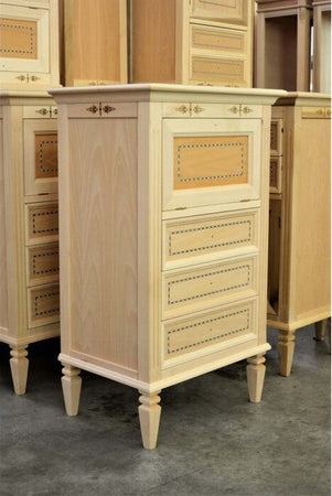 MOBILI-2G---CASSETTIERA-CLASSICA-IN-LEGNO-GREZZO-3-CASSETTI-E-RIBALTA-60X41X100