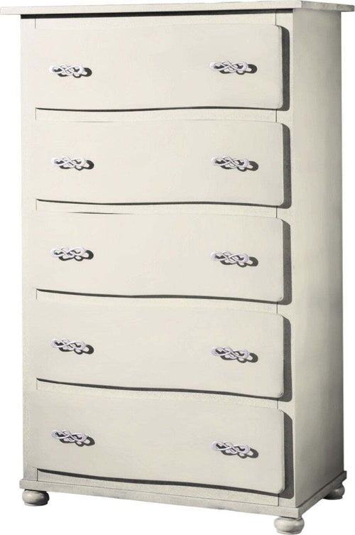 MOBILI-2G---CASSETTIERA-CLASSICA-ONDA-5-CASSETTI-IN-LEGNO-AVORIO-L.90-P.50-H.145