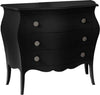 MOBILI-2G---Cassettiera-sagomata-3-cassetti-legno-laccato-nero-opaco-99x41X85