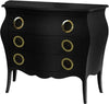MOBILI-2G---Cassettiera-sagomata-3-cassetti-legno-laccato-nero-opaco-99x41X85