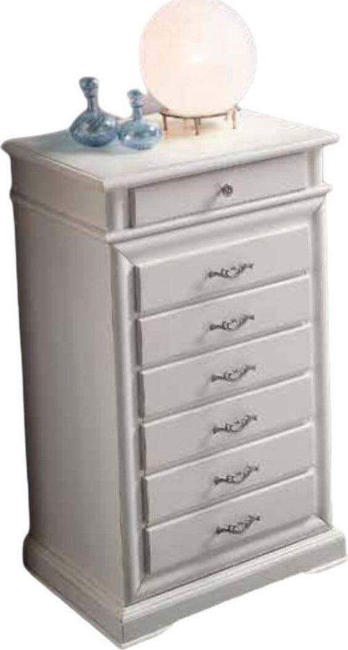 MOBILI-2G---CASSETTIERA-SETTIMANALE-IN-LEGNO-BIANCO-7-CASSETTI-71x53x117