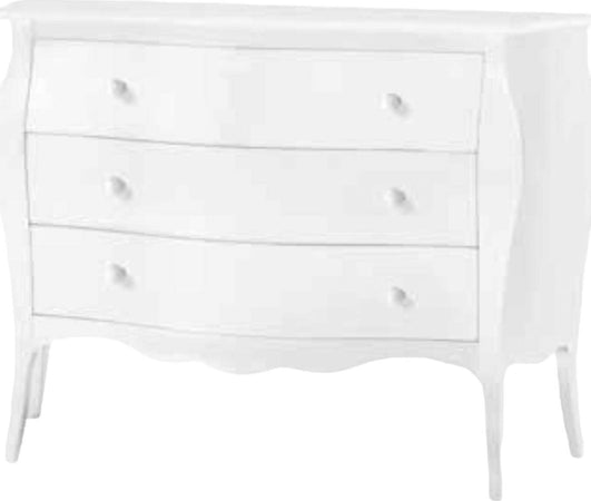 MOBILI-2G---Comò-3-cassetti-bombato-bianco-opaco-L.100-P.42-H.-85
