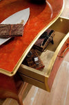 MOBILI-2G---COMÒ-BOMBATO-CLASSICO-6-CASSETTI-ARANCIONE-ORO-162x58-x85