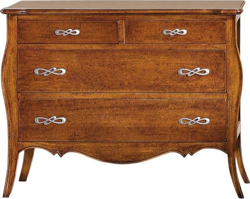 MOBILI-2G---COMÒ-CLASSICO-4-CASSETTI-LEGNO-NOCE-BASSANO-116x54x91